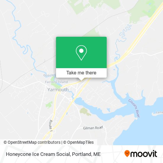 Honeycone Ice Cream Social map