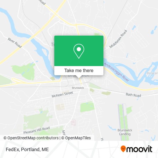 Mapa de FedEx
