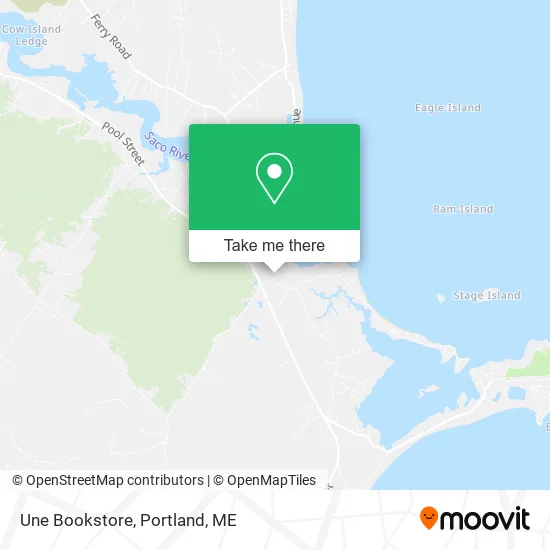 Mapa de Une Bookstore