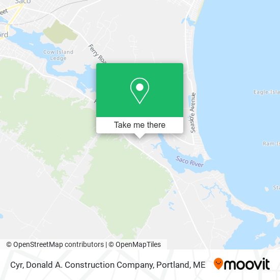 Mapa de Cyr, Donald A. Construction Company