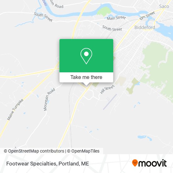 Footwear Specialties map