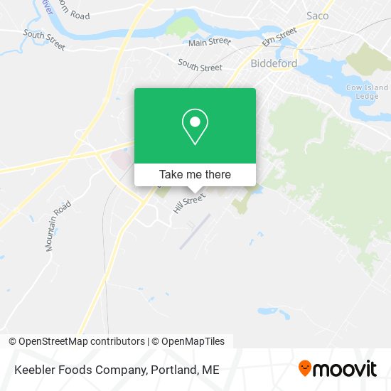 Keebler Foods Company map