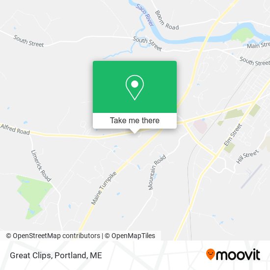 Great Clips map