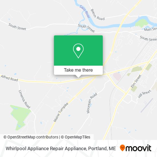Whirlpool Appliance Repair Appliance map