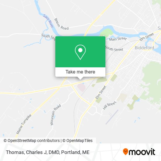 Thomas, Charles J, DMD map