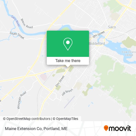 Mapa de Maine Extension Co