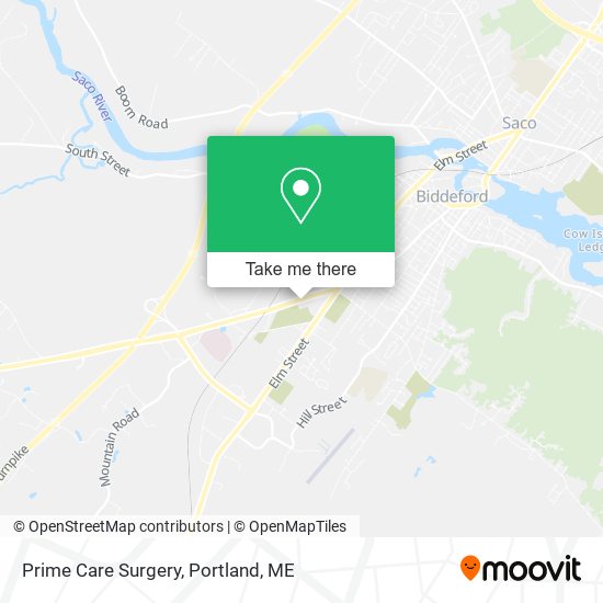 Prime Care Surgery map