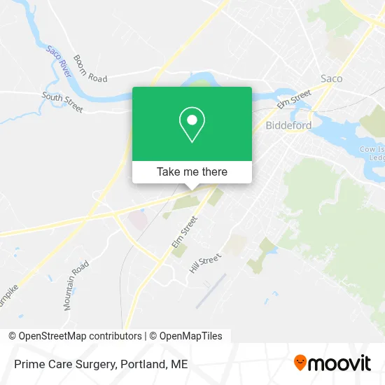 Prime Care Surgery map