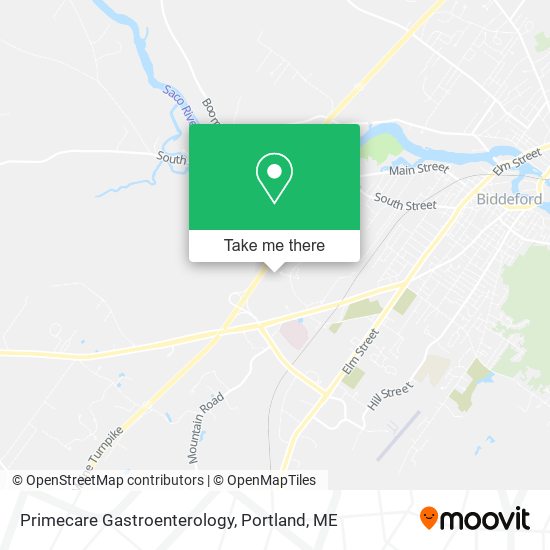 Primecare Gastroenterology map
