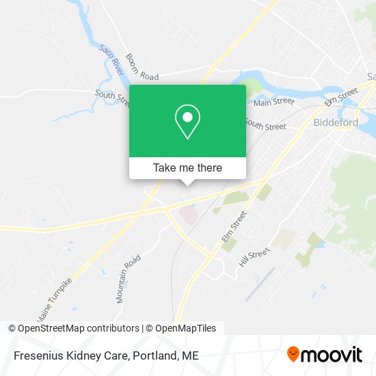 Fresenius Kidney Care map