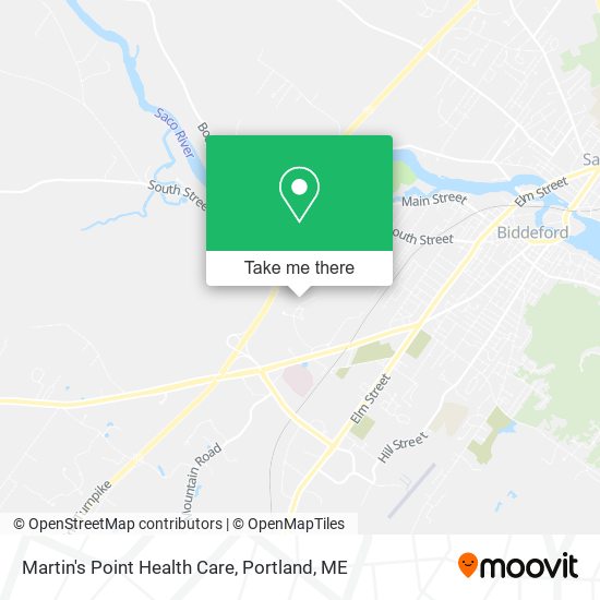 Martin's Point Health Care map