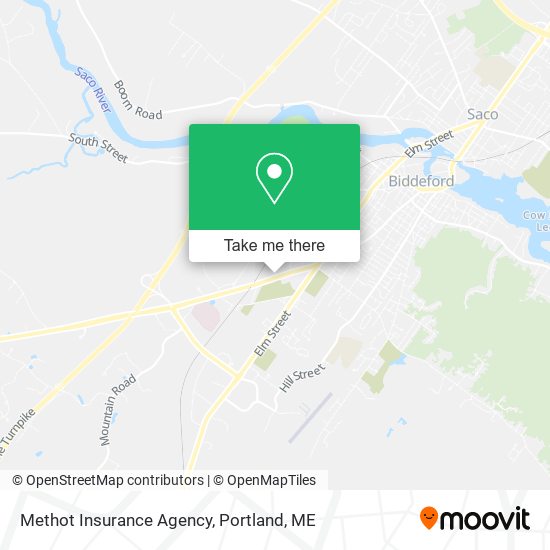 Mapa de Methot Insurance Agency