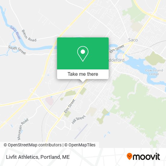 Livfit Athletics map