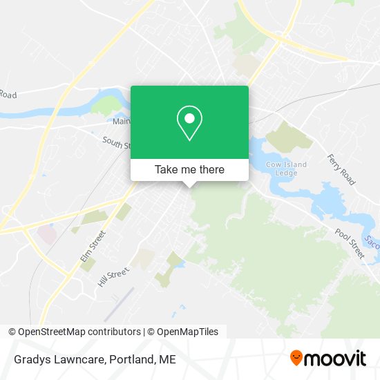 Gradys Lawncare map