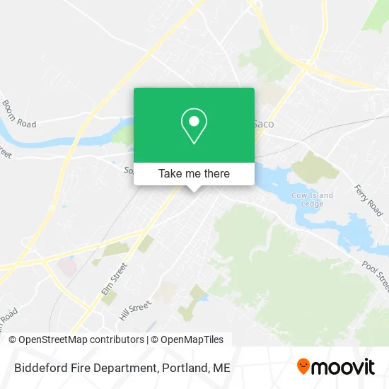 Biddeford Fire Department map