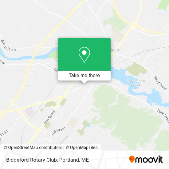 Biddeford Rotary Club map