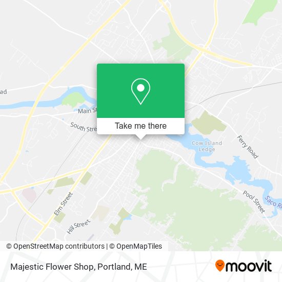 Mapa de Majestic Flower Shop