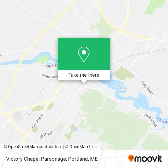 Victory Chapel Parsonage map