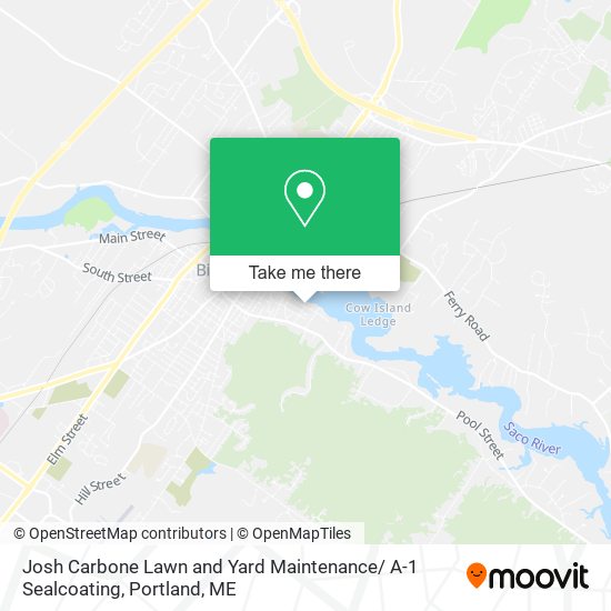 Josh Carbone Lawn and Yard Maintenance/ A-1 Sealcoating map