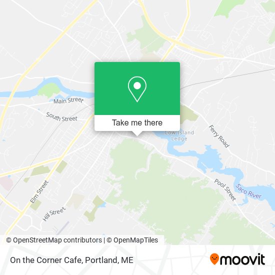 Mapa de On the Corner Cafe