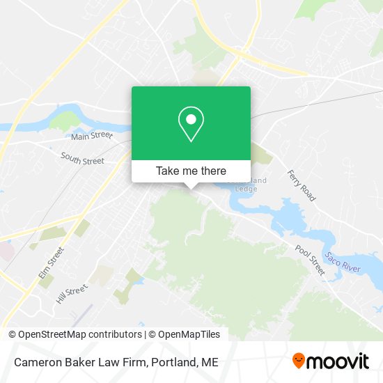 Cameron Baker Law Firm map