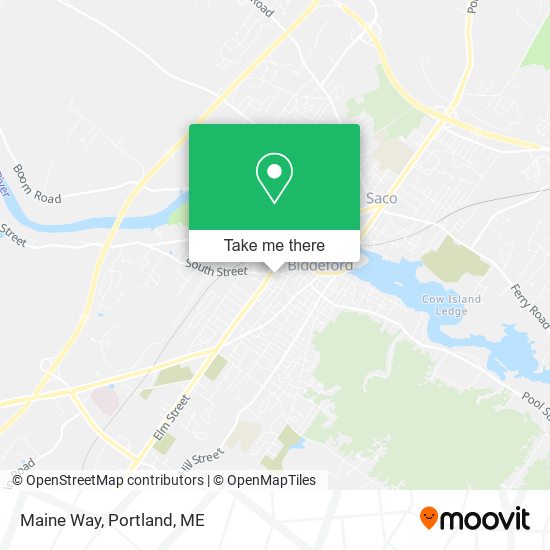 Maine Way map