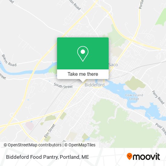 Biddeford Food Pantry map