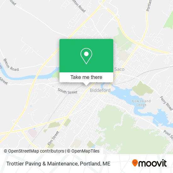 Trottier Paving & Maintenance map