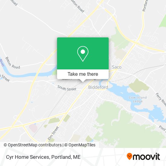 Cyr Home Services map