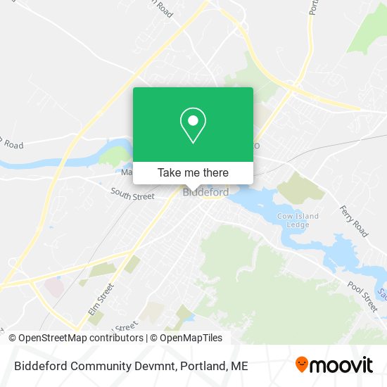 Biddeford Community Devmnt map