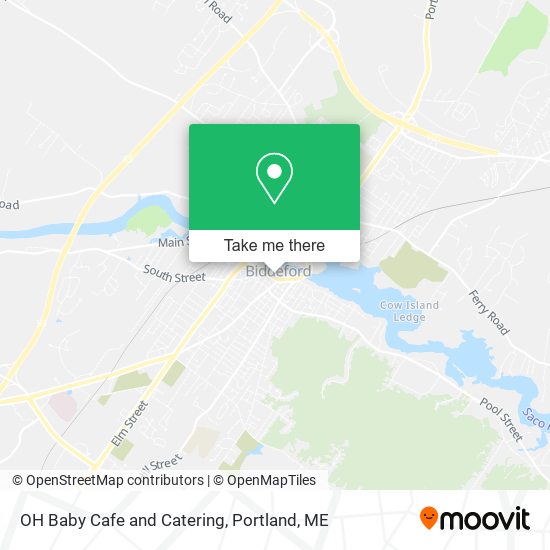 OH Baby Cafe and Catering map