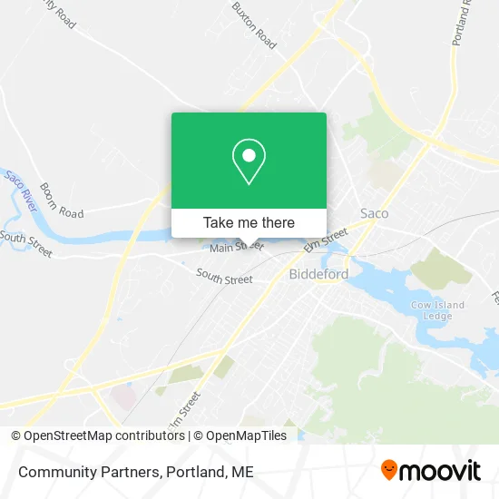 Community Partners map