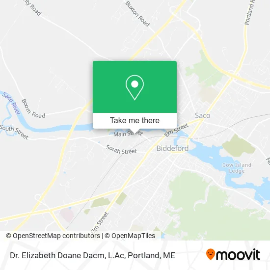 Dr. Elizabeth Doane Dacm, L.Ac map