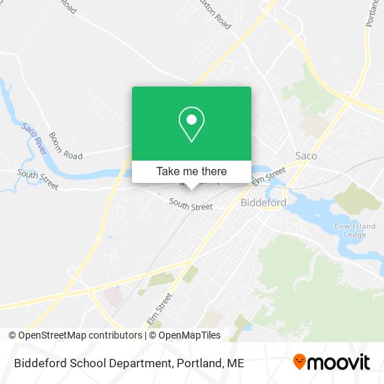 Biddeford School Department map