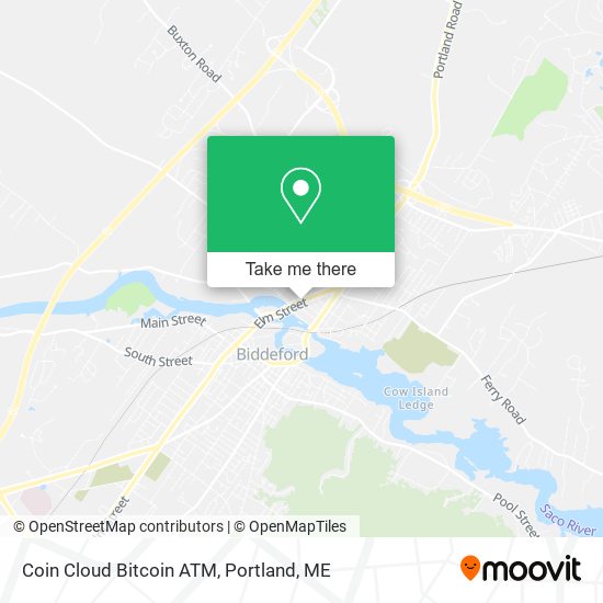 Coin Cloud Bitcoin ATM map