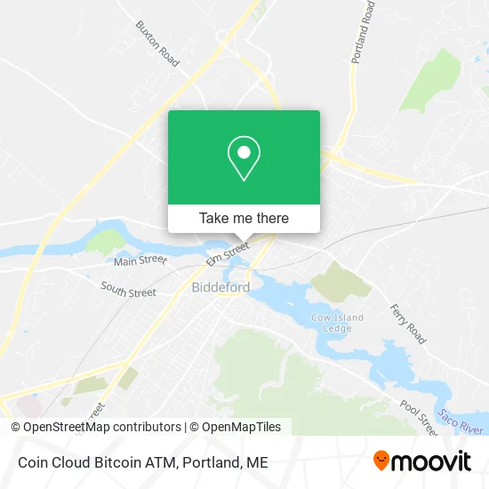 Coin Cloud Bitcoin ATM map
