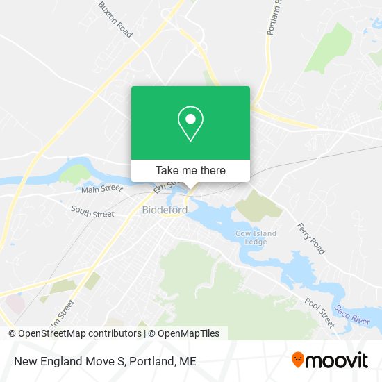 New England Move S map