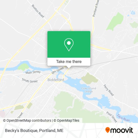 Becky's Boutique map