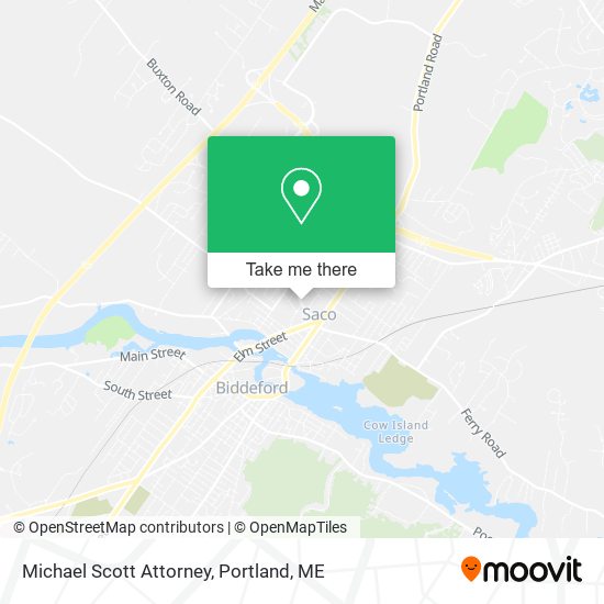 Michael Scott Attorney map