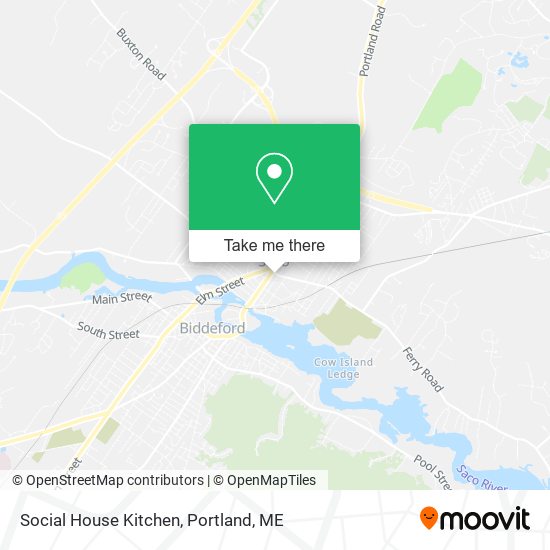 Social House Kitchen map