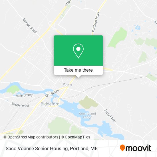 Saco Voanne Senior Housing map