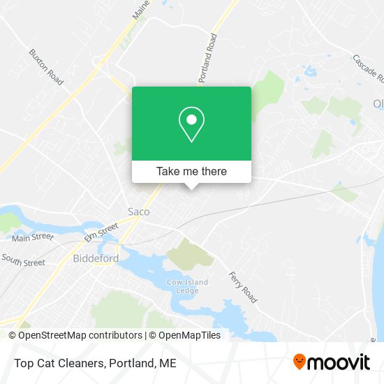 Top Cat Cleaners map