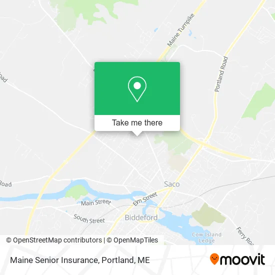 Maine Senior Insurance map