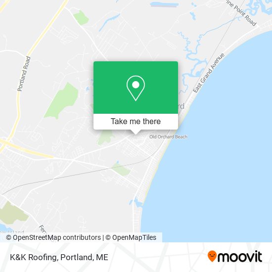 K&K Roofing map