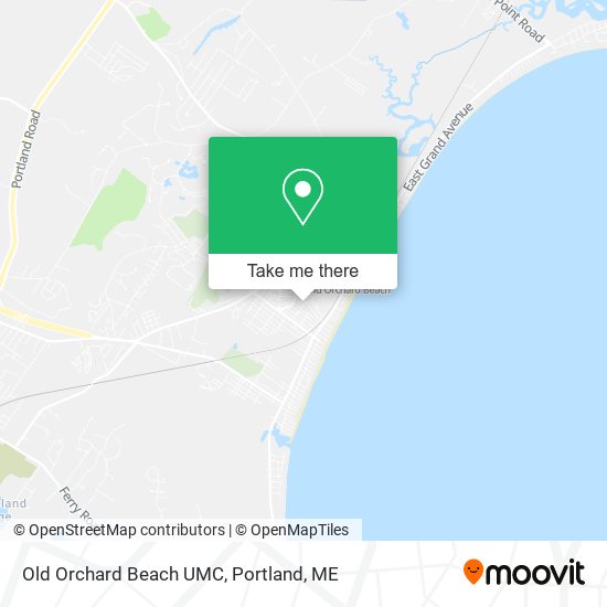 Old Orchard Beach UMC map