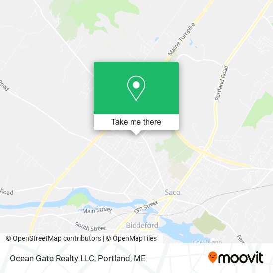 Mapa de Ocean Gate Realty LLC
