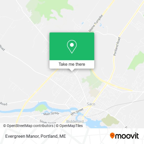 Evergreen Manor map