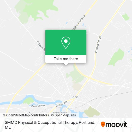 SMMC Physical & Occupational Therapy map