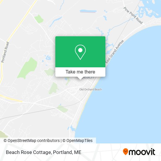 Beach Rose Cottage map