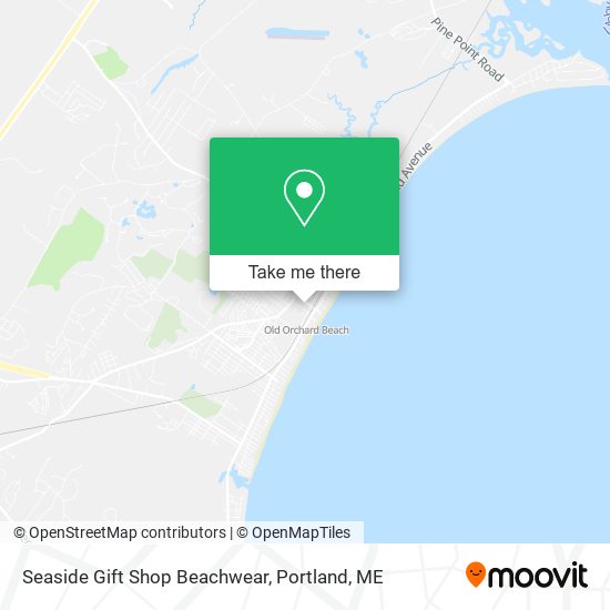 Mapa de Seaside Gift Shop Beachwear